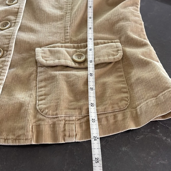 Talbots Tan Corduroy Blazer Jacket- Size 16 - Picture 5 of 7
